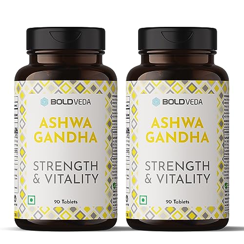Boldveda Ashwagandha Tablets for Men & Women - Helps Relief Stress, Relax Mind and Body - 180 Tablets (B0CDBQR3MJ) Amazon Price History, Amazon Price Tracker