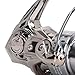 Spinning Reel, Metal 5.2:1 Fishing Reel Long Casting Chamfer Outlet 1000 2000 3000 Size Baitcaster Reels for Ice, Sea, Carp Fishing Freshwater & Saltwater Aluminum Reels Smooth & Powerful(2000S)