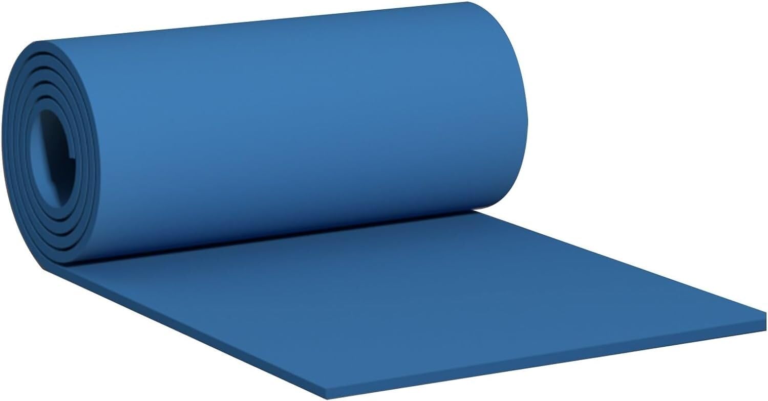 Protecteur de poteau mural en caoutchouc haute densité bleu 100x300