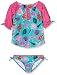 Hatley Girls' Beach Shells Rash Guard Set