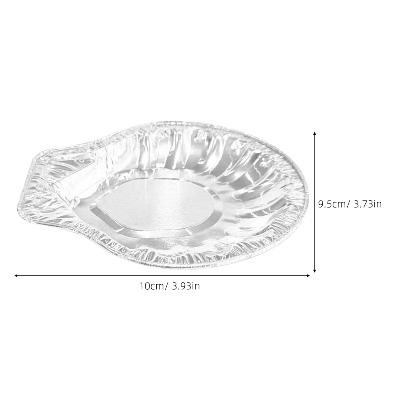 Hemobllo 100 Pièces Moules à Huîtres en Aluminium Jetables, Coquilles pour Cuisson Four et Barbecue, Barquettes pour Coquilles SaintJacques et Fruits de Mer, Plateaux de Service pour Fêtes