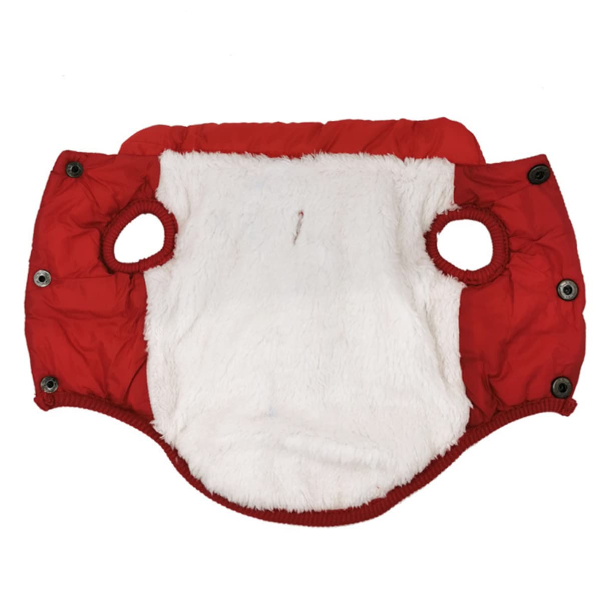 Beavorty 3pièces Gilet pour Chien Hiver Isolante Et Chaude pour Animaux De Compagnie Vêtement Et Hiver pour Chiens Rouge XS