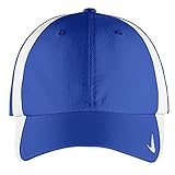 Nike Authentic Sphere Quick Dry Low Profile Swoosh Embroidered Adjustable Cap - Royal White