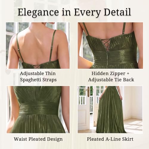 Image of Women Sexy Backless Maxi Dress Sequin Sleeveless Pleated Evening Dresses for Wedding Cocktail