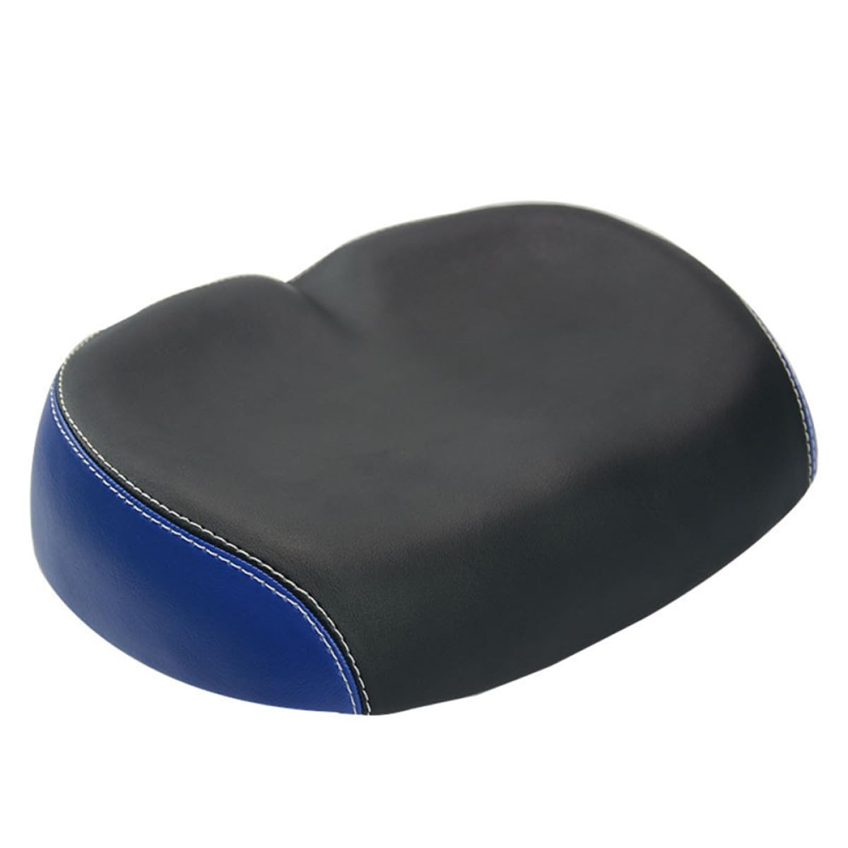 Hemobllo Coussin de Siège de Vélo PU Épaissi Coussin de Respirant pour Vélo de Montagne Route Équipement de Cyclisme Extérieur Noir