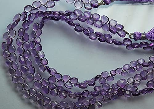 Améthyste d'Afrique LKBEADS coeurs de 6mm en pierres fines naturelles