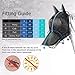 Prevent-Mosquito Horse Full Face Protection Mesh Mask with Nasal Cover Riding Equestrian Equipment for Horse(Black,S)