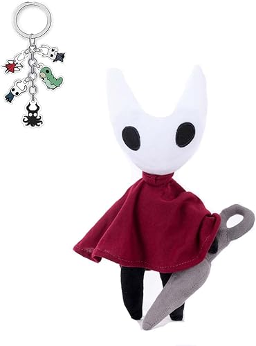 Almohadas de peluche de anime Juguetes relacionados con el juego Decoración del sofá del hogar Caballero incluyendo avispón y caballero Keychian