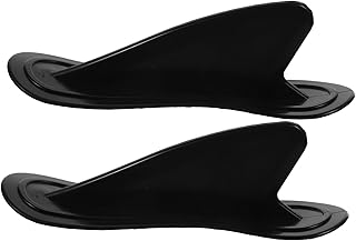 BESPORTBLE 6 Pcs Tracking Fin Boat Tail Rudder Surfboard Caudal Fin Paddle Board Black Marine Kayak Skeg Fin Kayak Inflatable Boat Tail Rudder Pvc Board Surfboard Tail Rudder Kayak Skeg