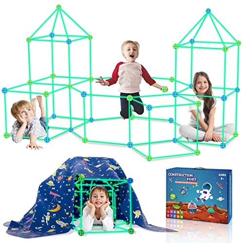 Weekly Top Sale 160PCS Kids Fort Building Kit Glow in the Dark Build a Fort with Blanket STEM Educational Toys for 4 5 6 7 8 9 10 11 12 Years Boys Girls Ultimate Construction Gift DIY Forts Builder Set Indoor Outdoor Weekly Top Sale 160PCS Kids Fort Building Kit Glow in the Dark Build a Fort with Blanket STEM Educational Toys for 4 5 6 7 8 9 10 11 12 Years Boys Girls Ultimate Construction Gift DIY Forts Builder Set Indoor Outdoor