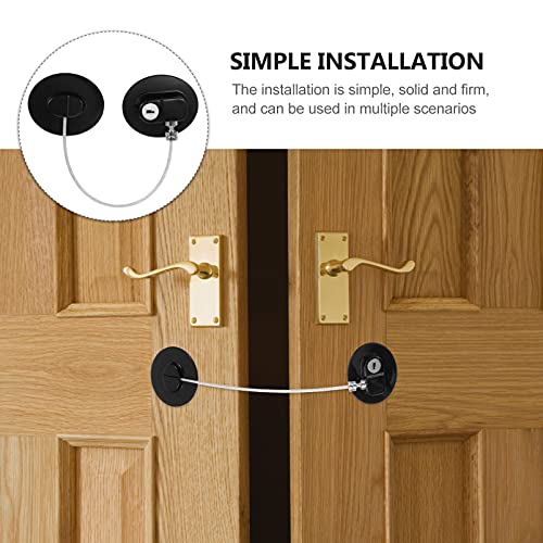 TomaiBaby 4Pcs Janela Restritor Janela Da Porta da Segurança Do Bebê Fechaduras Fechaduras Criança F