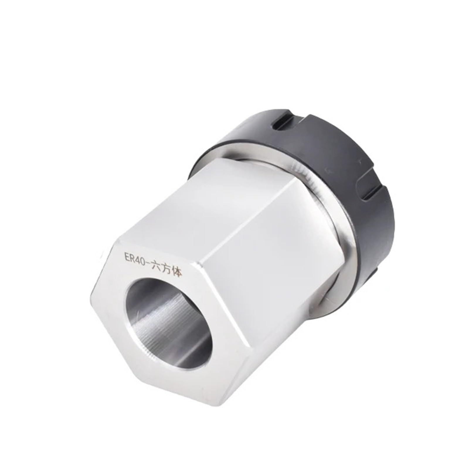 ER32 Collet Block, ER Collet Block ER25 ER32 ER40 for CNC Machine Lathe Engraving Tools(Hex,ER40)
