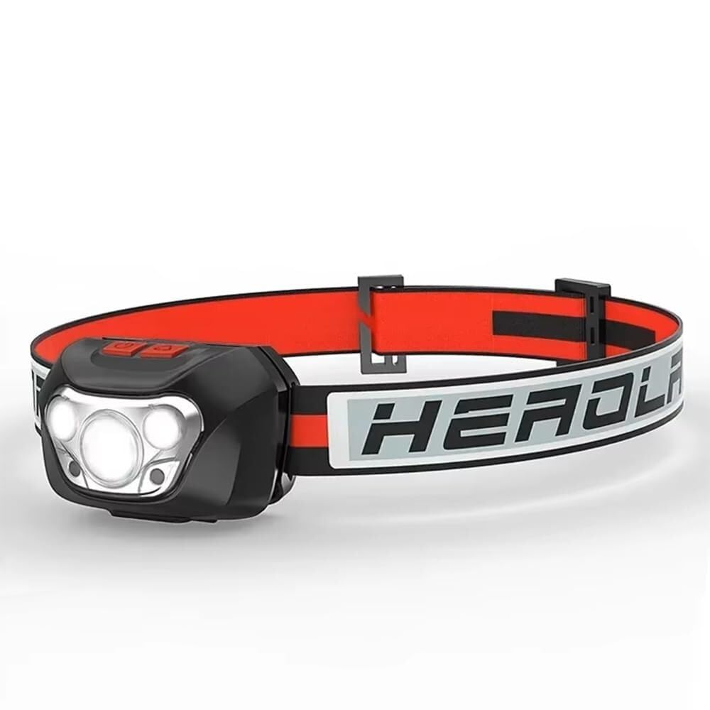QFGVMXBWKZH LED Headlamp COB Outdoor Camping Fishing Head Headlight Flashlight Emergency 6 Lighting Modes Torch(1Pcs)