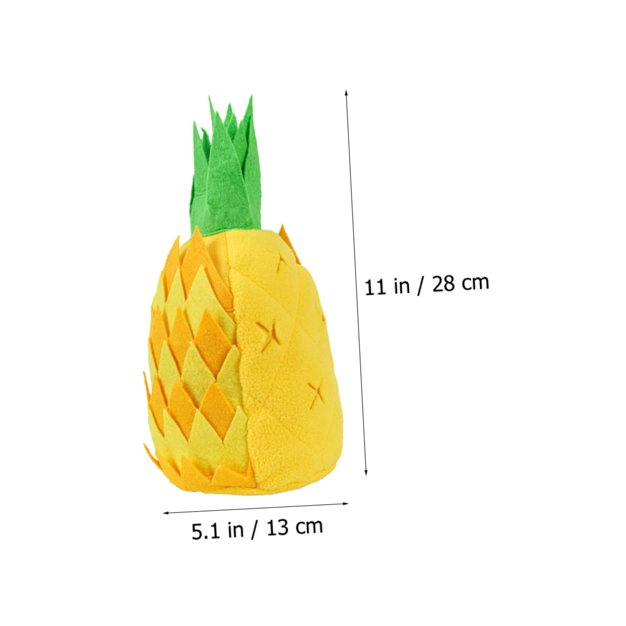 Toddmomy Jouet Ananas pour Chien Jouet à Tétine Distributeur De Nourriture Intérieur Occupation pour Chiot