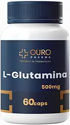 L Glutamina 500mg - 60 cápsulas