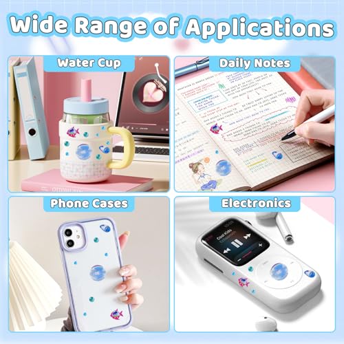 Image of 800Pcs Cute Scrapbook Stickers Travel Y2k Japanese Sticker Book for Adult Kawaii Korean Stickers for Journaling Laser Aesthetic Sticker Glitter Toploader Decor for DIY Card Art Crafts 30 Page Dream