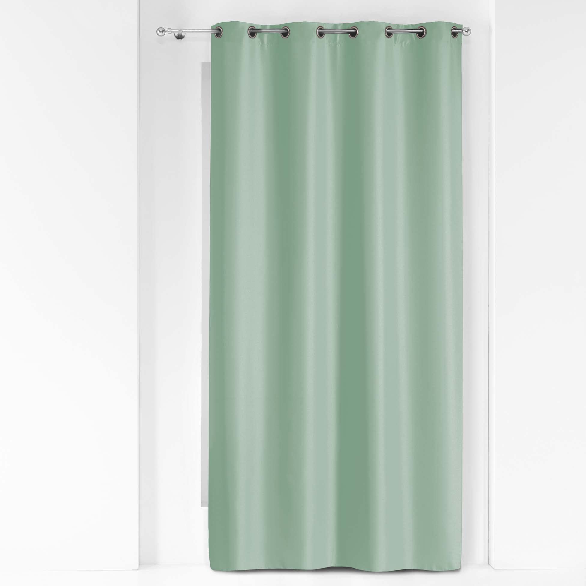Douceur D'intérieur Sage Curtain With Eyelets (140 X 280 Cm) Essentiel Polyester