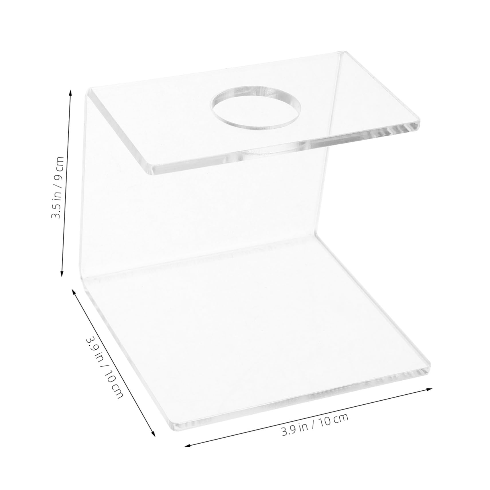 SOLUSTRE Ice Cream Cone Stand Acrylic Cone Holder for Parties Sturdy Display Rack with Modern Design for Dessert Tables Easy to Clean Single Cone Support