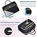 RAINSMORE Laptop Bag 17.3 Inch Briefcase for Women Waterproof Computer Messenger Shoulder Bags Large Laptop Case for Work Business Office Travel College, Black