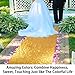 ShinyBeauty Gold Aisle Runners 2FTx15FT Carpet Runner for Party Glitter Runner for Wedding Aisle Runner Gold N105