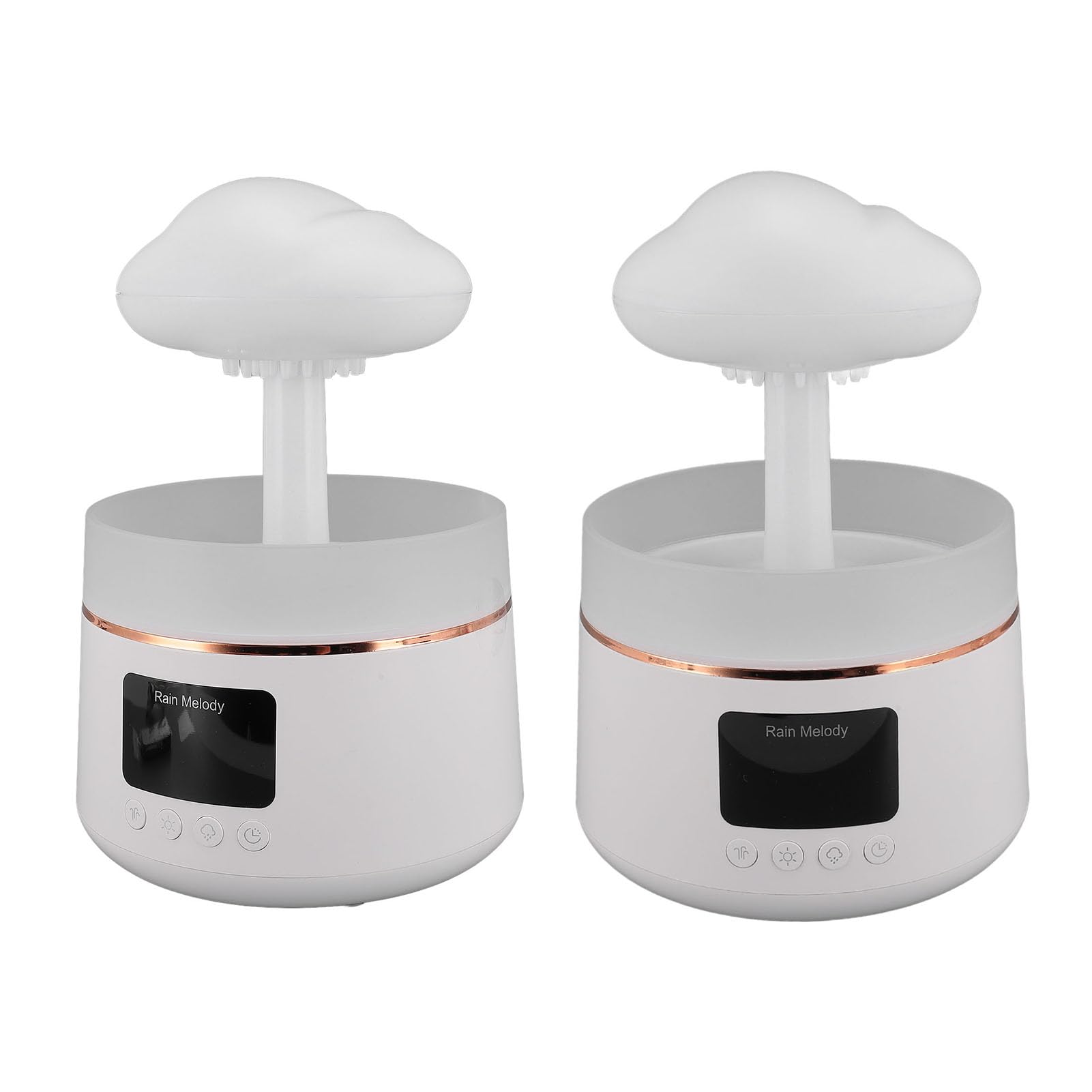 Generic Umidificatore a Goccia D'acqua Design Elegante a Nuvola con 3 Livelli di Nebbia per Spa e Uso Domestico