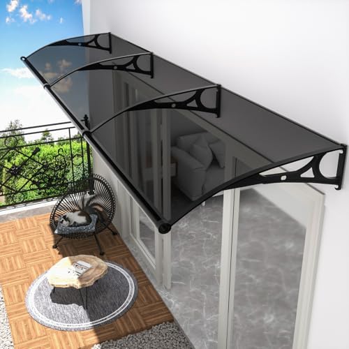 Awning for Door Entrance,Window Door Awnings Exterior,Window Awnings Exterior with Polycarbonate...