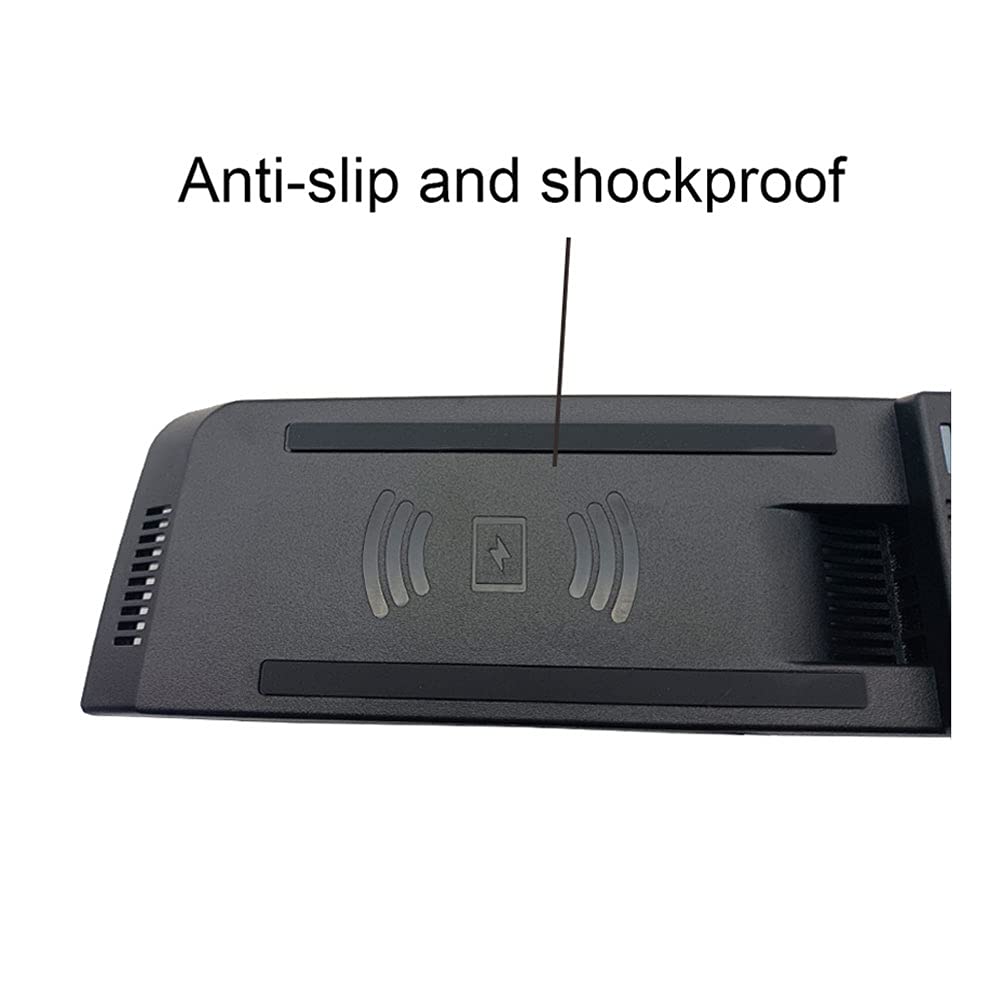 Almohadilla De Cargador De Coche InaláMbrico Para Au-di A4 B8 B9 A5 S5 RS5 2012-2014, USB Panel De Accesorios De Consola Central TeléFono InaláMbrico RáPida Smart carga InduccióN Pad