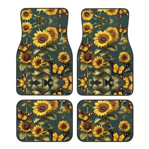 Tapis de sol voiture papillons idéal pour les trajets en famille