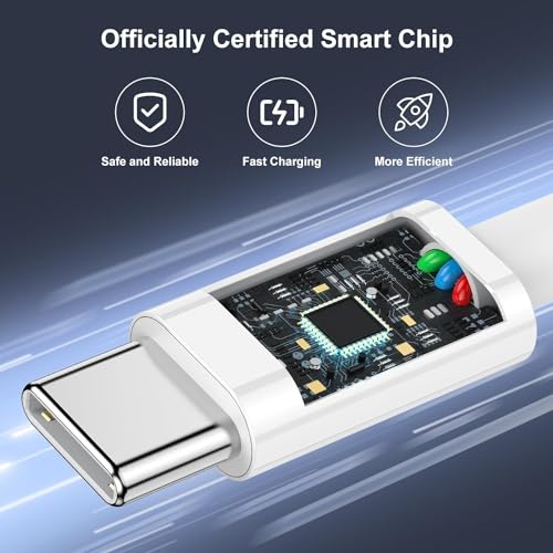 Image of Type C to C (45W) Sync & Charging Cable, Compatible with IP Series 15 & Android Smart Phones, Tablets (1M) PD with Rapid Data Transmission White