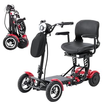 4 wheel foldable electric scooter