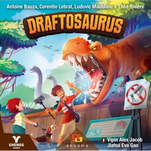 Ankama Draftosaurus juego de mesa estrategia 2-5 jugadores miniatura 2