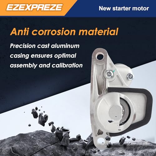 Image of Ezexpreze 17982 New Starter Replacement for Nissan Sentra 2.0L 1.8L 1.6L 07-19, Versa 1.8 07-12, Juke 11-17, Cube 09-14, NV200 13-21, Chevrolet City Express 15-18 L4 Engine OE# S114-902A 19317693
