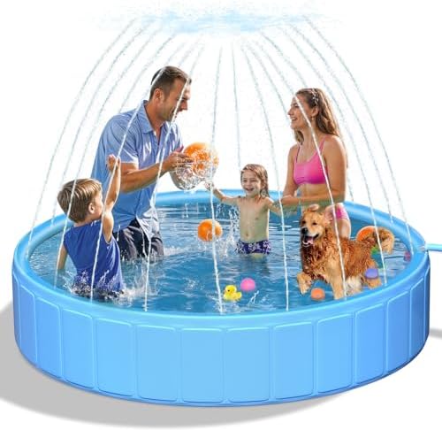 artcool 97" Extra Large Thicken Dog Pool for Large Dogs,Non-Slip ...