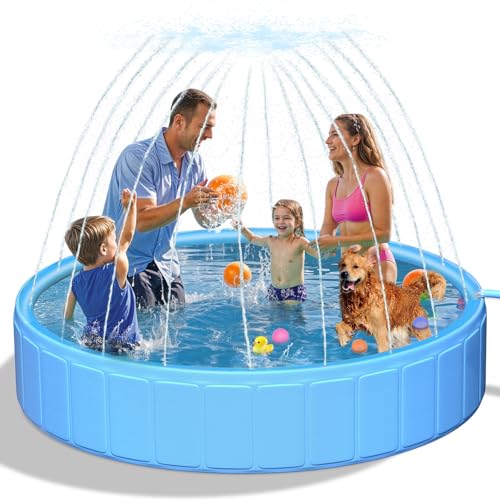 artcool 97" Extra Large Thicken Dog Pool for Large Dogs,Non-Slip ...