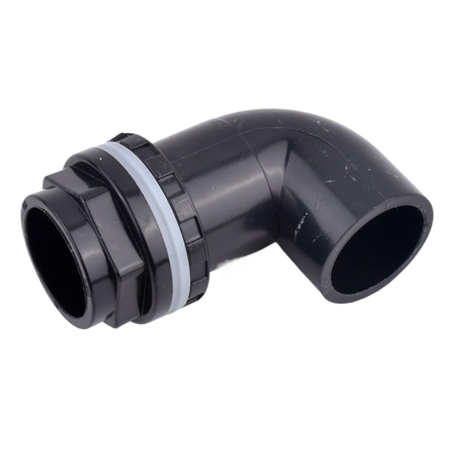 Merriyard Black Conduit Fittings,Pvc Pipe Elbow Connector Multicolor 20-50Mm I.d For Water Drainage Inlet Aquarium Garden(,I.d 50Mm)