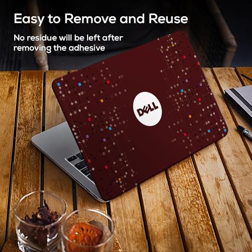Image of Galaxsia Pattern D017 Top+Wrist Pad Vinyl Laptop Skin /Sticker /Cover Upto 15.6 Inches Laptops Laminated-Removable-HD Quality Compatible for Hp-Dell-Sony-Lenovo-Asus etc.(15x10 Inches)