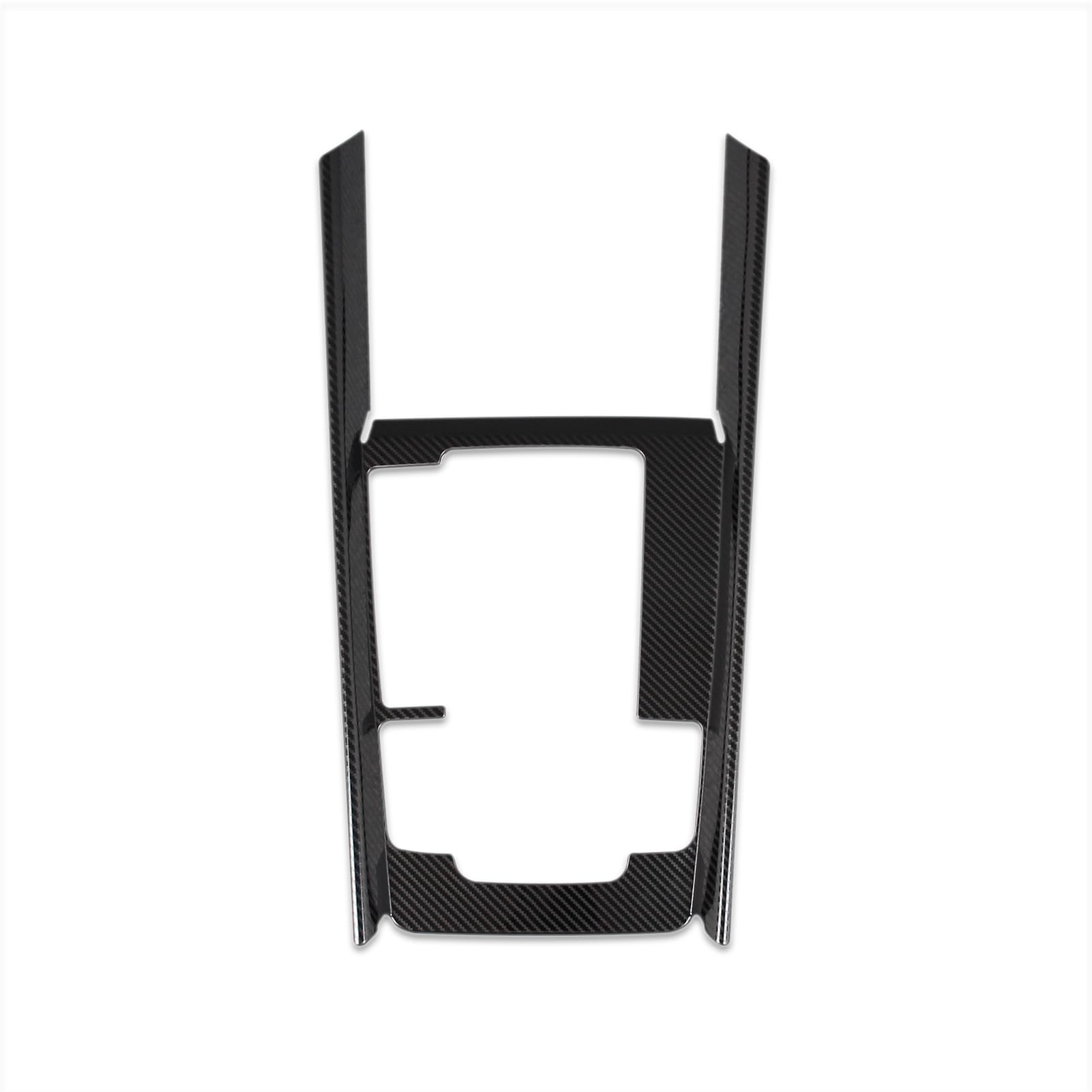 Beautost Fit for Mazda CX-50 CX50 2024 Gear Shift Knob Console Media Panel Cover Trim Stainless Steel (Carbon Fiber Black)