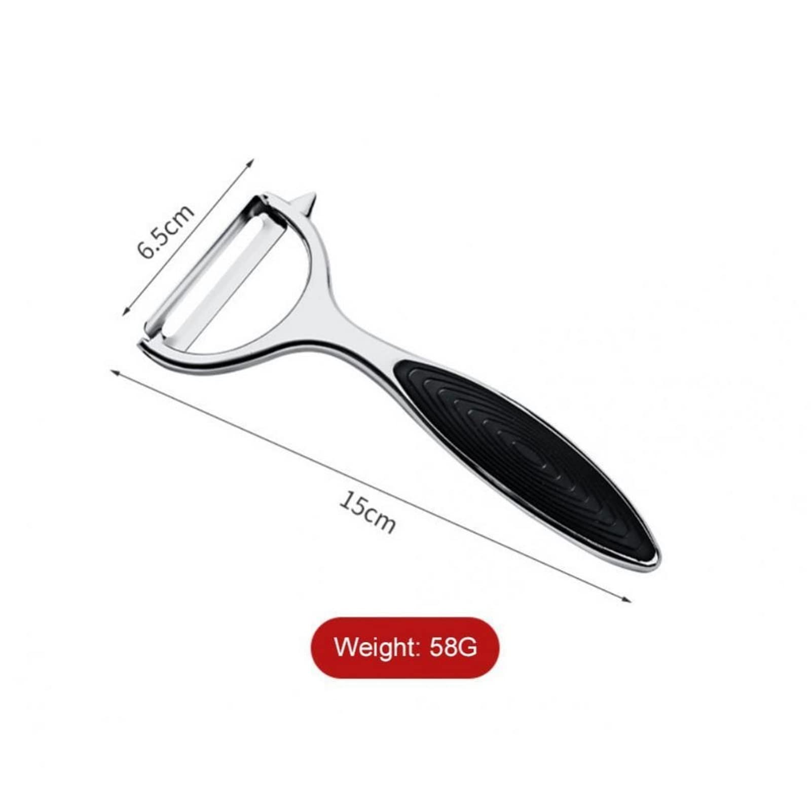 Pelador de verduras de acero inoxidable, herramienta multifuncional, accesorios de cocina (01)