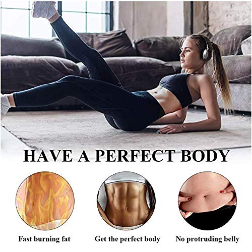 Pantaloni Sauna Dimagranti, Leggings Anticellulite Donna Fitness, Legging Termici Vita Alta per Sudare - Leggins Effetto Snellente Push Up Glutei - Ideale per Yoga, Corsa, Palestra Sport