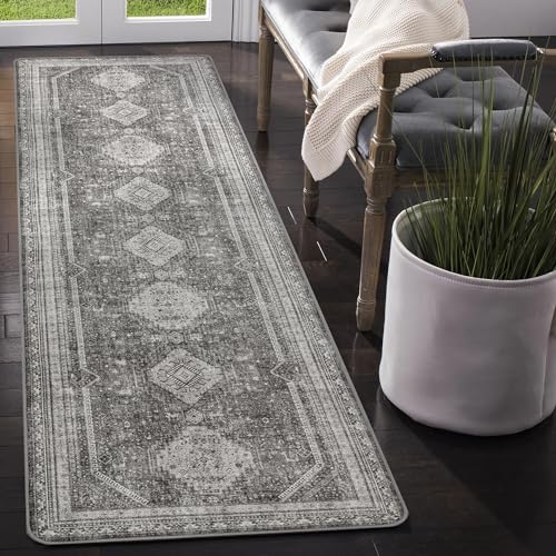 Genimo Runner Rugs 2X5 Non Slip Hallway Runner Rug, Machine Washable Low Pile Lightweight Mat For Living Room thumb #1