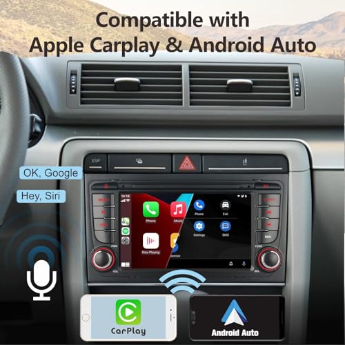 Radio para Auto Compatible con Wireless Carplay y Android Auto miniatura 2