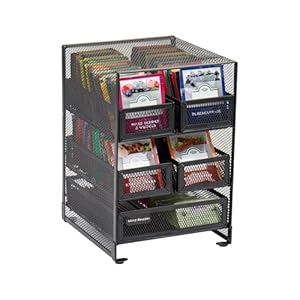 Mind Reader MMTDR5 Teebeutelhalter Metall 5 Schubladen