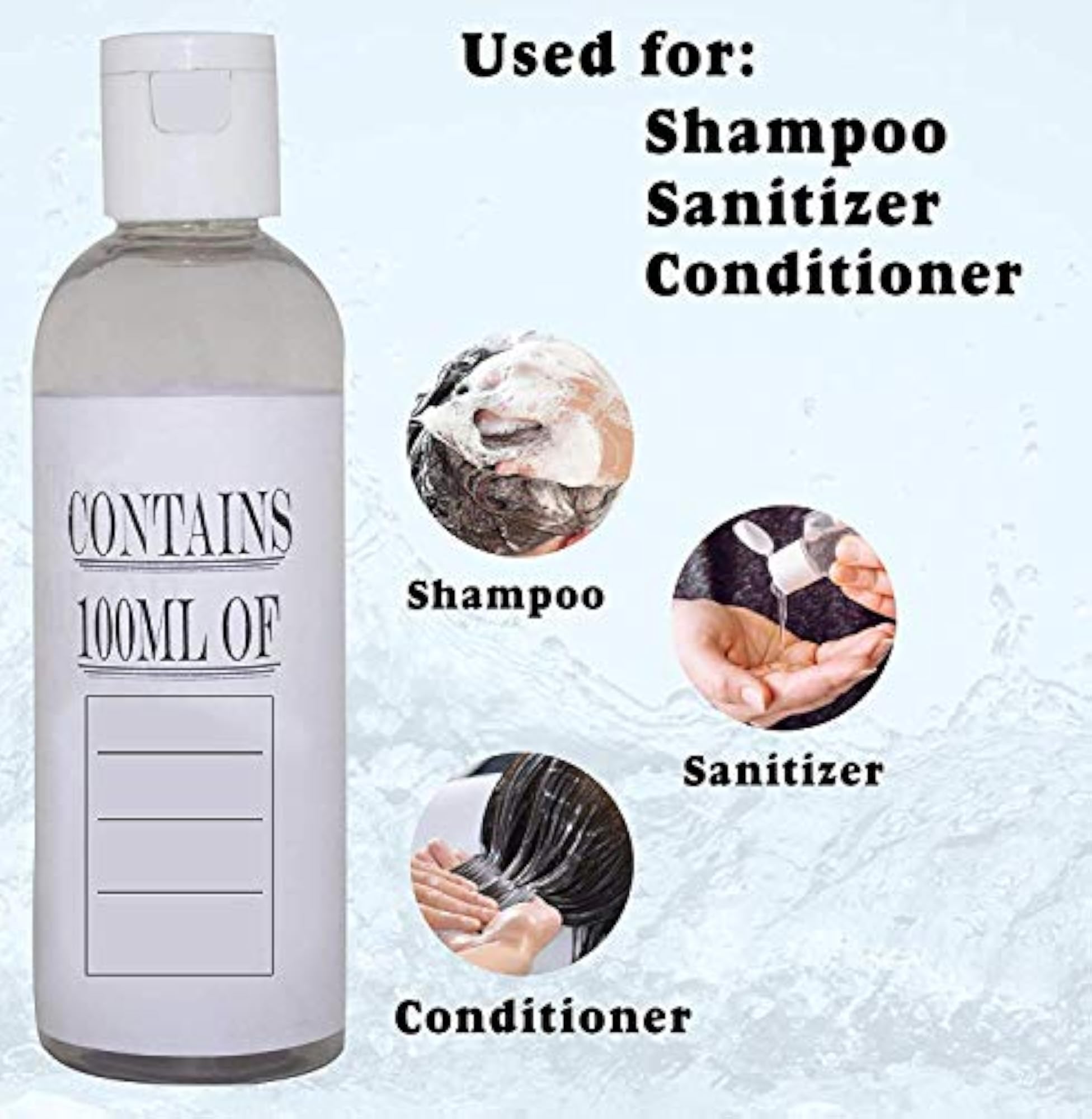 Multipurpose Cosmetic Toiletries Travel Refillable Bottles Set