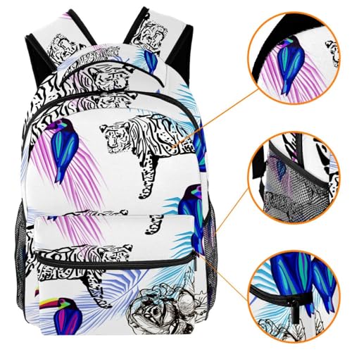 Sac à dos pour ordinateur portable et oiseau protégeant vos objets de valeur