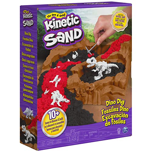 Kinetic Sand 6055874 Dino Dig Playset With 10 Hidden Dinosaur Bones thumb #8
