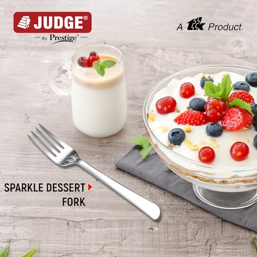 Image of Judge by Prestige Sparkle Stainless Steel Dessert Fork