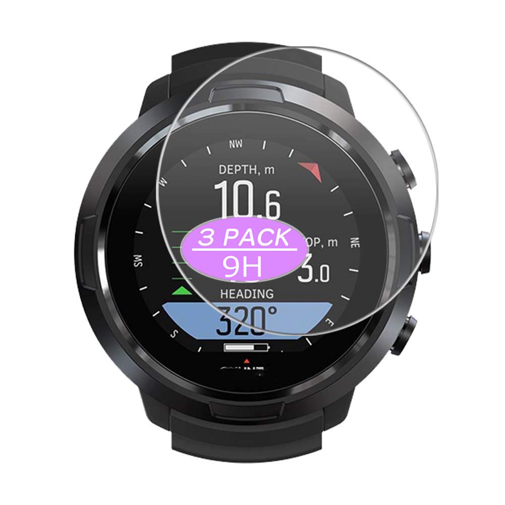 Amazon | 3枚 VacFun ガラスフィルム ， Suunto D5 向けの 強化ガラス 