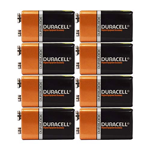 Duracell 9V Alkaline Batteries 8 Count