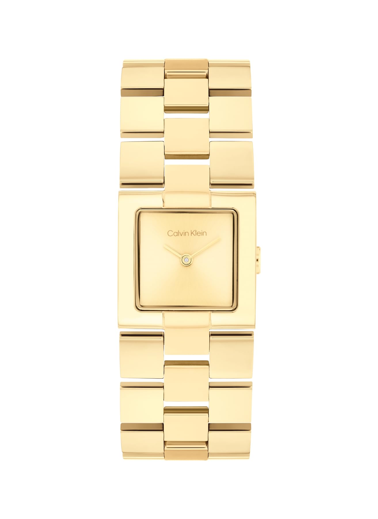 Calvin Klein Two Hand Quartz Movement Watch for Women CK Meridian Collection with Gold Colored Stainless Steel Bracelet - 25100089