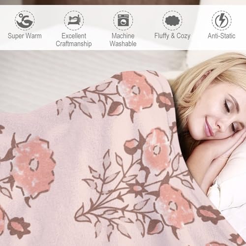 Couverture de lit chaude orange anti-froid pour canapé et bureau